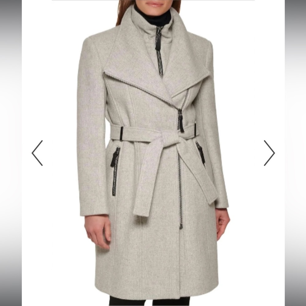 SOLD 🛑Calvin Klein Women's Belted Wrap Coat